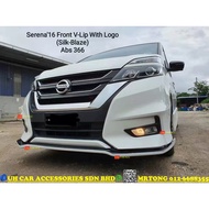 Nissan Serena C27 Silk Blaze Bodykit Spoiler Lip Lips Diffuser Led With Paint