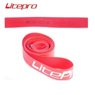 Litepro 1Pair 451 Bicycle Tire Lining Cushion Inner Tube Liner Cushion 451 Folding Bike Nylon High P