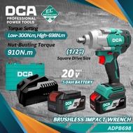 DCA ADPB698 (Type Z/FK ) 20V Max Cordless Brushless Impact Wrench 698N.m