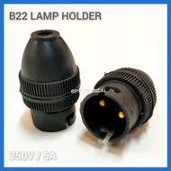 Kaki Mentol B22 Lamp Holder / BC Light Bulb Holder Kaki pin