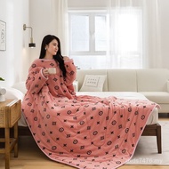 With Warm Thickened Car Winter Office Cushion Square Pillow Fleece Pillow Sleeve Multifunctional Qui