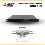 POWER AMPLIFIER SOUND SYSTEM BUILD UP | dBQ 802