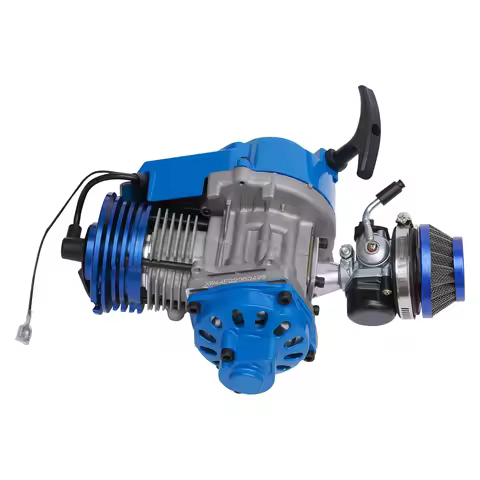 49cc Engine, 49cc Motor Engine, 49cc Off-road Motorcycle Engine, 2-Stroke Racing Motor with 6 Tooth 