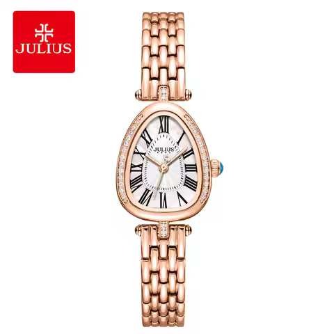 Julius Watch Women's New Retro Little Spirit Snake Watch Luxury Waterproof Women's Watch Gifts for W