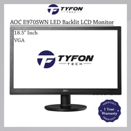AOC 18.5" Inch WideScreen LED Backlit LCD Monitor E970SWN (Refurbished)