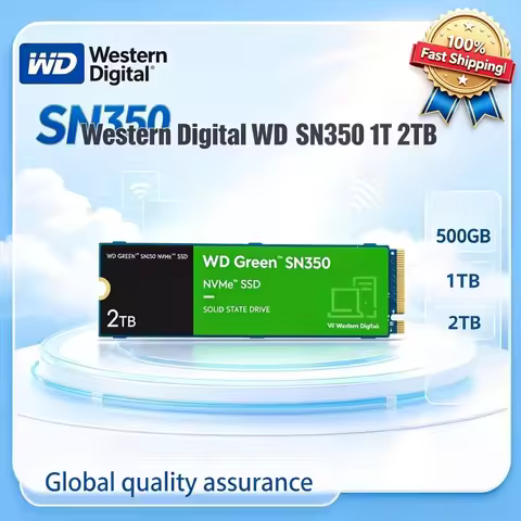 Western Digital SN350 Hot Sale Large Capacity 500GB 1T 2TB M.2 2280 PCIe 3.0 SSD WD Green for Notebo