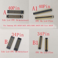2-20Pcs Usb FPC Connector Plug Lcd Display For Samsung A03 Core A035F A02S A025 A04E A042F A032 Gala