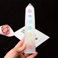 [ ร้าน กฎแรงดึงดูด ATTRACTION SHOP ] 1 pc Natural Selenite Point Obelisk Quartz Wand Tower Ornament 