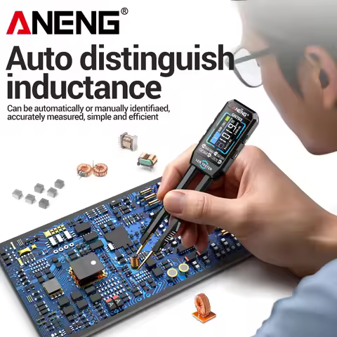 ANENG GN703 USB Rechargeable Portable Digital LCR Bridge Meter 100Hz 1KHz 10KHz Diode Tester Calibra