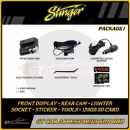 STINGER S3 DASHCAM 4K ULTRA HD ADAS 3 INCH TOUCH SCREEN FRONT & REAR WIFI WIDE ANGLE 170 G-SENSOR NI