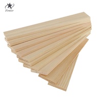 [Fenteer] 10x Wood Strips for Crafts Wood Slats  Crafting DIY Decorative Home Projects