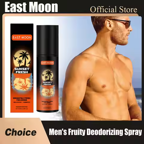 East Moon Fruity Deodorizing Spray Sweat Eliminator Keep Refresh Odor Removal Reduce Body Bad Smell 