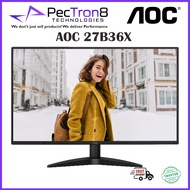 AOC 27B36X 27" IPS FHD 144HZ 1ms Monitor - Adaptive Sync, HDMI 1.4, DP 1.4
