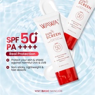 WAWA Perfect Brightening Sunscreen SPF 50+ 30ml 100% genuine