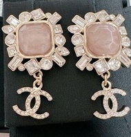 （原價放）全新日本專門店Chanel earring 粉色耳環
