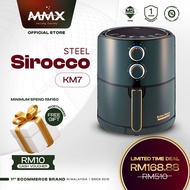 ♨MMX Kelen 3D Ecoheal Non Stick Munoz Sirocco Steel Air Fryer - Green (5.5L) KM7★
