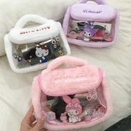 Cosmetic bag Makeup remover bag Cute velvet handbag