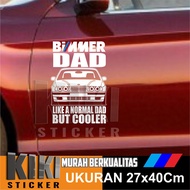 CUTTING STICKER - CAR WINDSHIELD STICKER CAN BE IN THE DOOR OR BODY - BMW COOL BIMMER