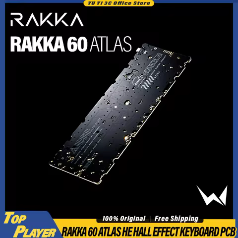 RAKKA 60 ATLAS HE Keyboard PCB Foam Set Hall Effect Tech 0.14ms Ultra Low Latency Support GH60 O-Rin