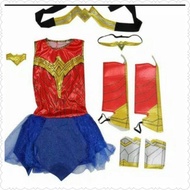 Xie wonder woman costume girls dress cosplay costume character