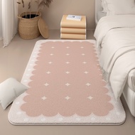 xiqiqinzeshaui/bedroom carpet/bedside rug/room carpet/carpet pink for girl/carpet cute/mini carpet
