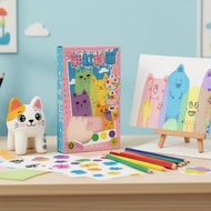 35-Piece Rainbow Magic Scratch Art Set for Children – Includes Squeegee Tools