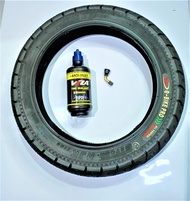 E-bike tubeless tire 16X3.0 with free tire sealant and pito, baluktot na pito, durable and high qual