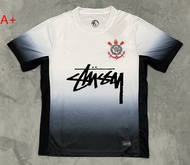 [in stock] Stussy Jersey Brazil Flamenco Italy Commemorative Edition Portugal Paris France Soccer Un