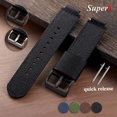 16mm 18mm Nylon Watch Band for Casio AQ-S800 GA100 GA2100 F-108 DW6900 MRW-S300 AE-1000 GA-700 W-218