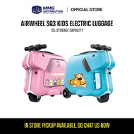 [ Pickup ✅ ] Airwheel SQ3 Wireless Boarding Luggage Electric Smart Luggage Scooter for Kids Super Li