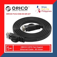 ORICO PUG-C6B-80-BK-EP ORICO CAT6 Flat Gigabit Ethernet Cable - 8 meter