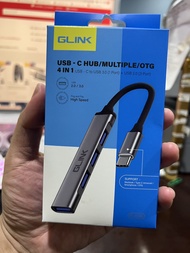 (ใช้เป็น OTG ได้) Glink GL-029A  GL-029C USB & USB-C to USB ตัวเพิ่มช่อง USB HUB 4 Port 3.0/2.0 ประก