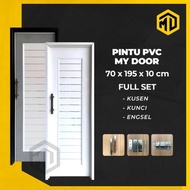 Pintu Kamar Mandi PVC Full Panel Minimalis Modern Plus Handel Mewah