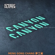 [Taiwan Shipment] Suitable For Tour De France Bicycle Team Sponsor Stickers Canyon Silkworm Pupa Roa