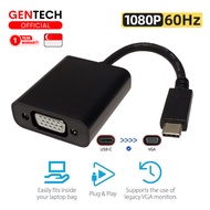 SG GENTECH USB Type C to VGA Video Adapter Converter 2K 1080p Full Ultra HD High Definition 60Hz Ref