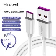 Huawei 5A Cable Nova 5T 7i 9 SE Mate 20 30 P30 Lite P40 Pro P20 Lite Y9 Prime 2019 USB A To Type-C