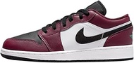 Big Kid's Jordan 1 Low SE Dark Beetroot/Black-Roma Green (DM0589 635) - 5.5