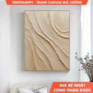 Wall painting, Brown 3D Texture Painting Brown Minimalist Painting Large Brown Wall Art Brown Abstra