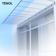 [TENOL] Window Canopy Front Door Awning Sun Shetter Cover No Brackets Entry Door Window Awning Exter