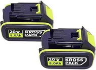 NIUNIUX 20V Li-Ion Replacement Battery - Compatible with WORX 20V Power Tools WA3551/WA3553/WA3641/W