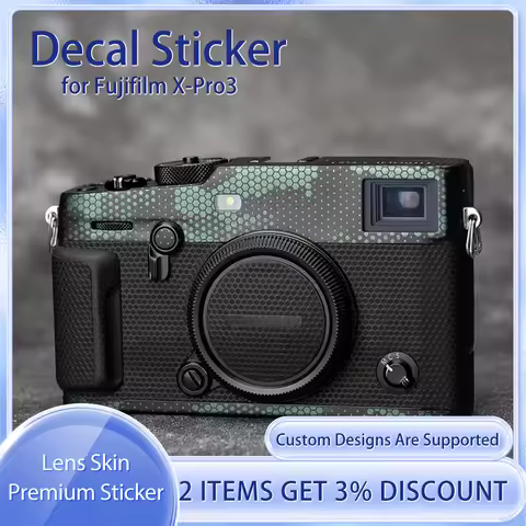 X Pro3 Decal Skin for Fufjilm Fuji X-Pro3 XPro3 Camera Skin Decal X Pro2 Protective Film Cover Film 