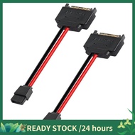 2 PCS SATA 15Pin Male to 6Pin SATA Cable SATA 15 Pin to 6 Pin Power Adapter Cable 6Pin Adapter Cable
