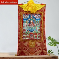 CHUANGLONG | ภาพถังกาสไตล์ทิเบตในกรอบ ใช้สีแร่ Guru Rinpoche