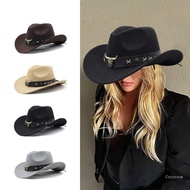 Crazy Felt Cowboy Hat Western Cowgirl Hat Costume Fedora Hats Cap for Kids Boys Girls