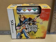 【DS&amp;3DS】收藏出清 任天堂 NDS 卡帶 吉他英雄 巡迴演唱會 限定版 附吉他控制器 盒書齊全 正版 日版 現況品