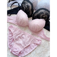 Japanese Artisan coco Underwear Set loveran 65D75B-F 80/85BCD Top Thin Bottom Thick Lace Push-Up Bra