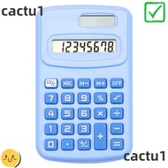 CACTU Mini Pocket Calculator, Silent 8-Digit Scientific Calculator, High Quality Large LCD Display 8