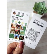 Qris card Qris sticker label sticker/ QR sticker/ QR code sticker/