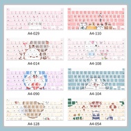 DIY Cartoon Keyboard Cover Skins for Macbook Air 13 Macbook Pro15 16 17 A2337 A2251 A2338 A2141 Sili