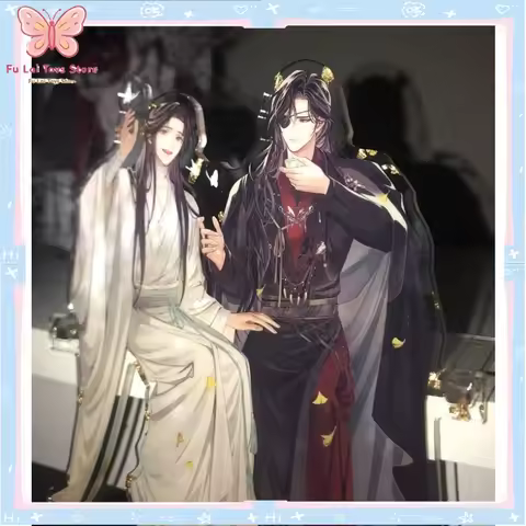 Authentic TGCF Puqi Shrine Talks Series Button Badge Laser Ticket Acrylic Keychain Shaker Card Stand